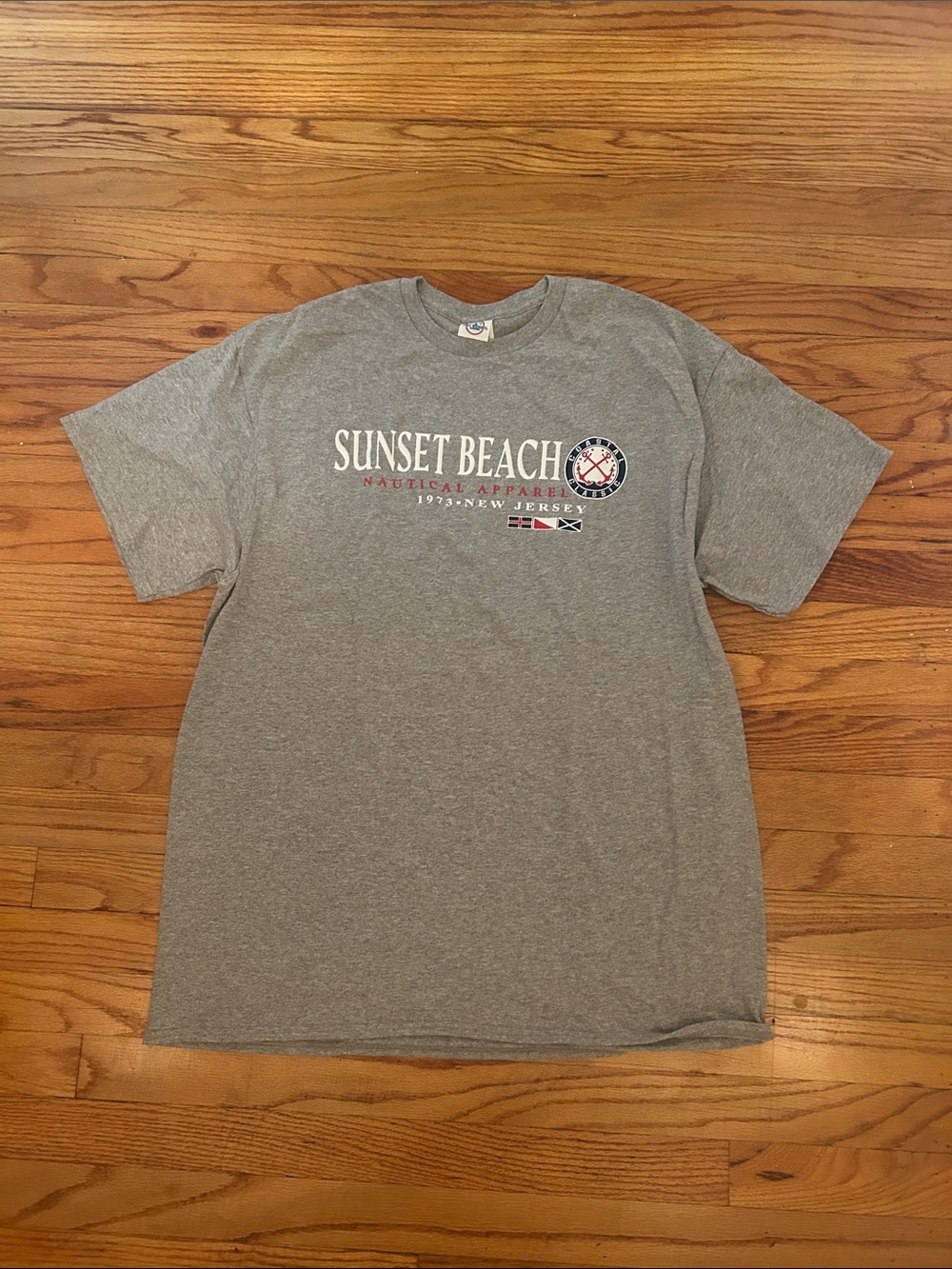 Men's Gray Graphic T‑Shirt